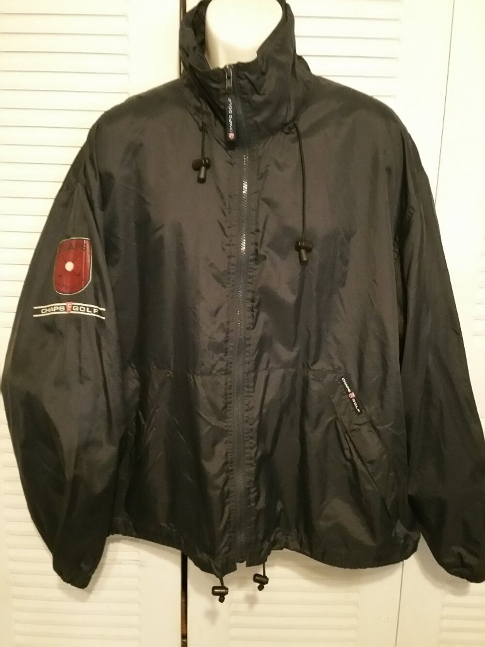 chaps ralph lauren windbreaker large, very good condition